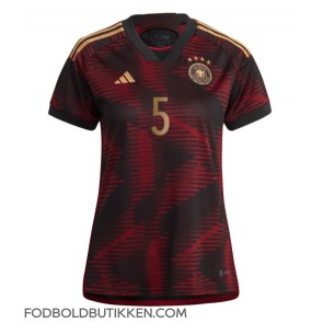 Tyskland Thilo Kehrer #5 Udebanetrøje Dame VM 2022 Kortærmet